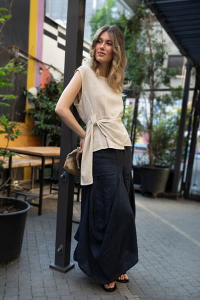 Fusta din in navy 01272 