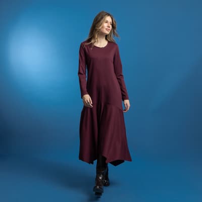 Rochie Lisa bordeaux