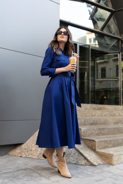 Abito Clara blu