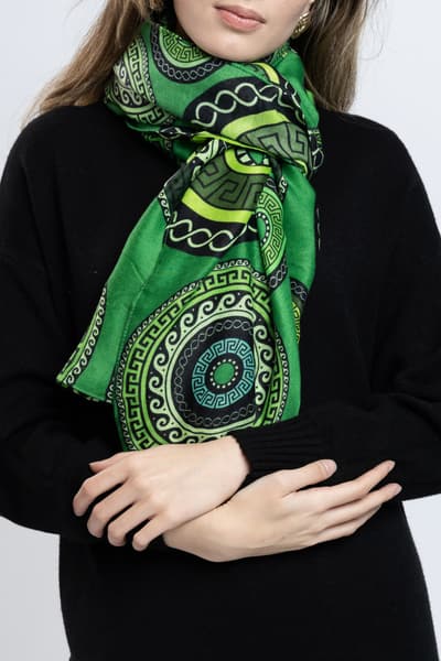 Eșarfă imprimeu antic 01054