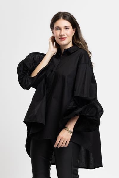 Camicia spagnola nera 01156