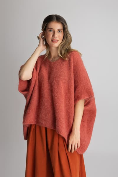 Pulover oversize din mohair 01330