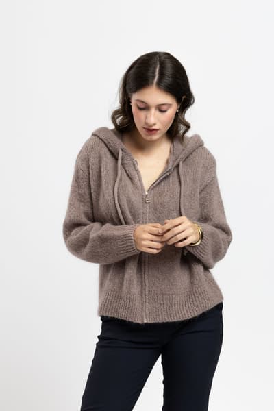 Pullover in mohair lavanda 01146