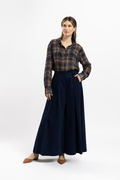 Camasa navy in carouri 01193