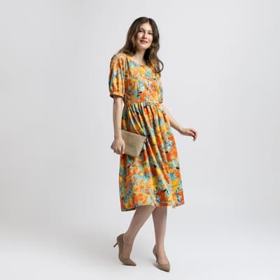 Rochie Flor galbenă