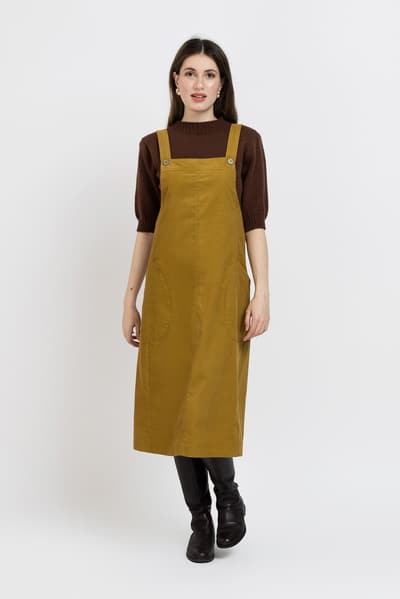 Sarafan din reiat muștar