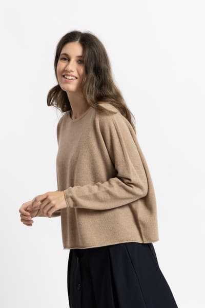 pl-PL Pulover camel din casmir 01175