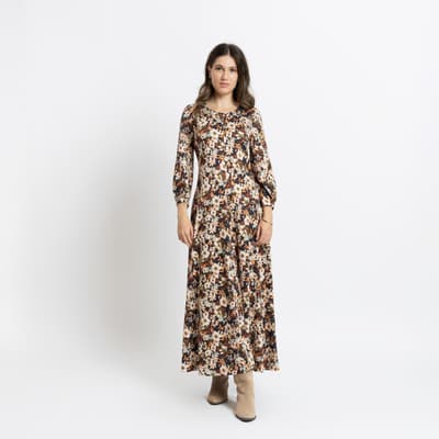 Rochie lunga cu brau