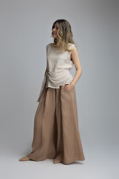 Pantalon camel din in 01270