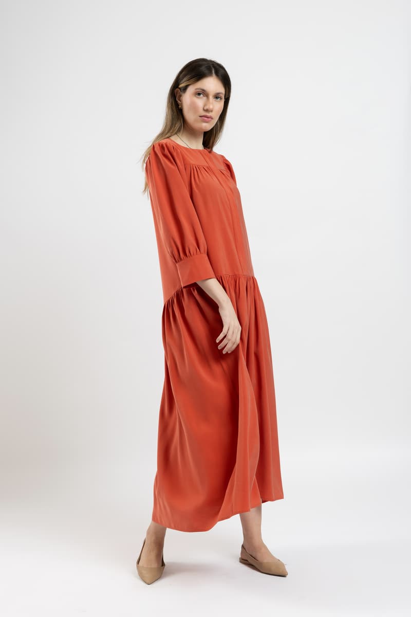 Rochie Mira light-brick