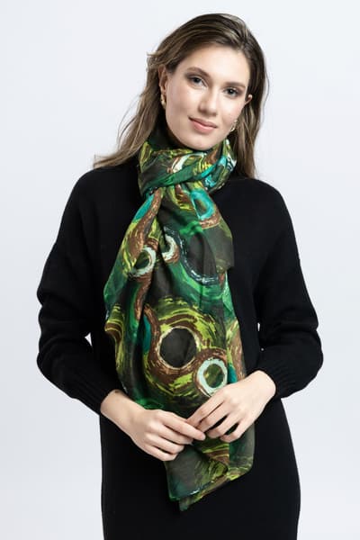 Eșarfă imprimată 01076