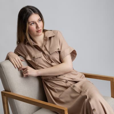 nl-NL Rochie safari beige 01216