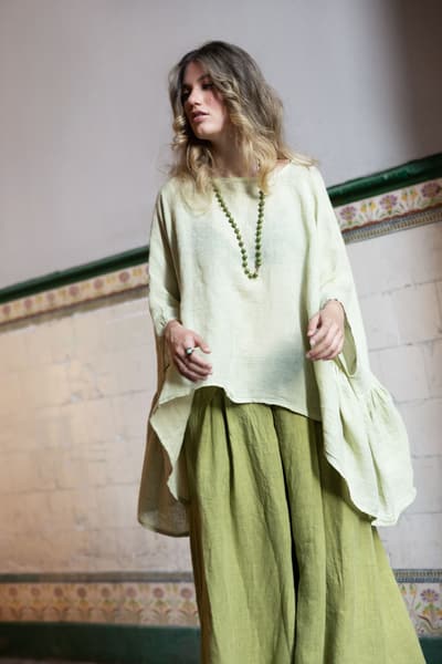 Bluza oversize fistic din in 01266