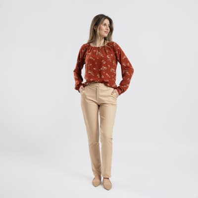 Pantalon bej din tercot