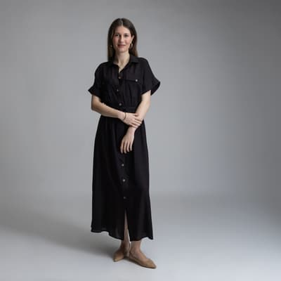 Rochie safari black 01218