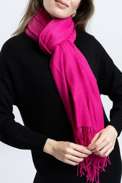 Sciarpa unita fucsia 01040
