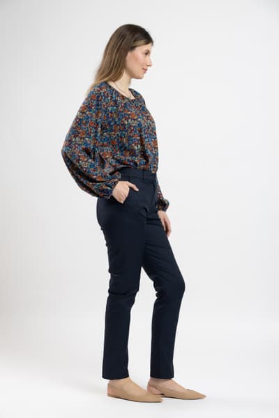 Pantalon navy din tercot